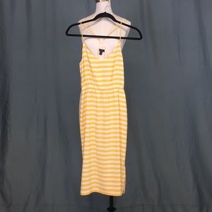 JCrew Silk Stripe Carrie Dress Size 2 Petite